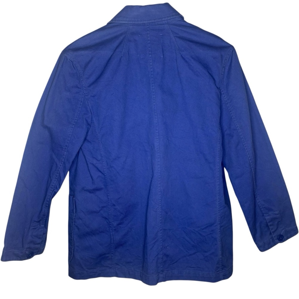 Madewell crossover blazer cobalt blue womens size small slouchy oversized office - Picture 3 of 7